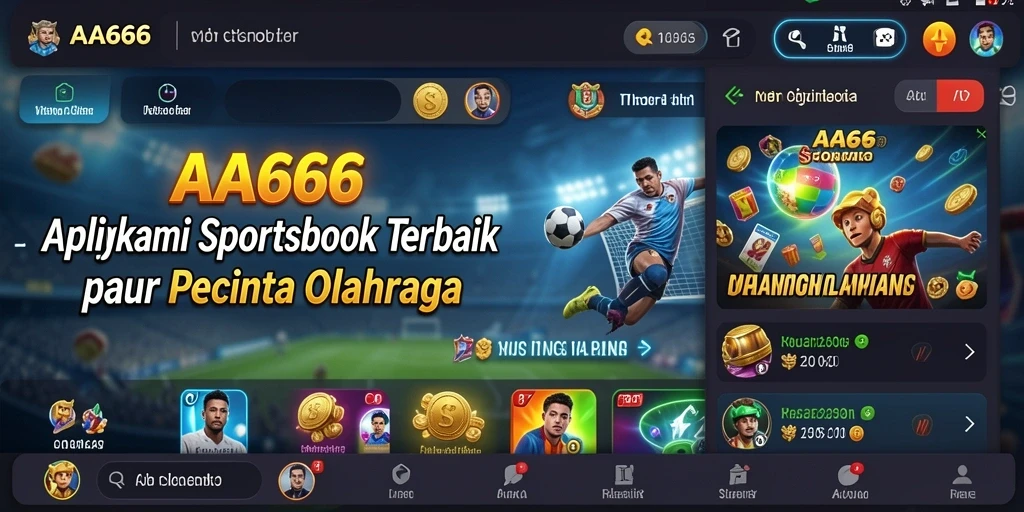 Tampilan gameplay AA666 yang menarik dan interaktif dalam taruhan olahraga.
