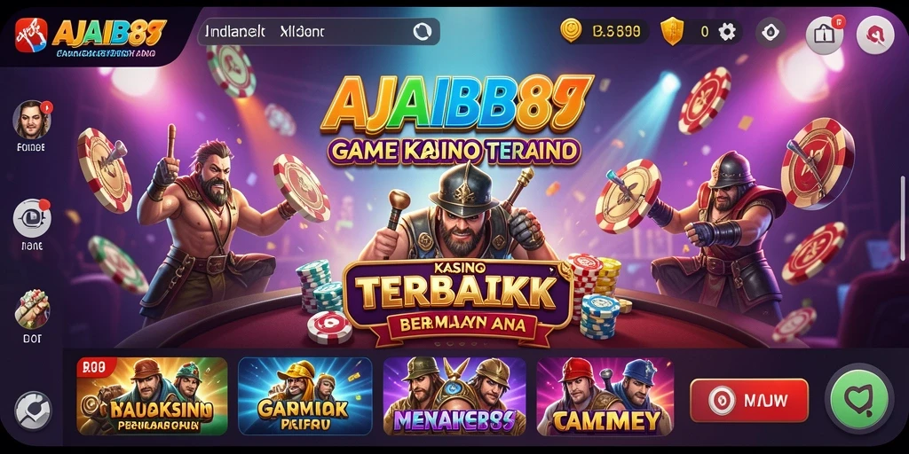 Screenshot AJAIB88 menangkap momen seru dalam permainan kasino.
