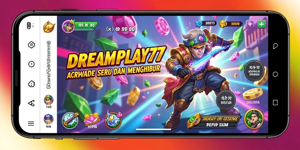 Tampilan gameplay seru dari DREAMPLAY77 yang menguji kecepatan dan ketangkasan.
