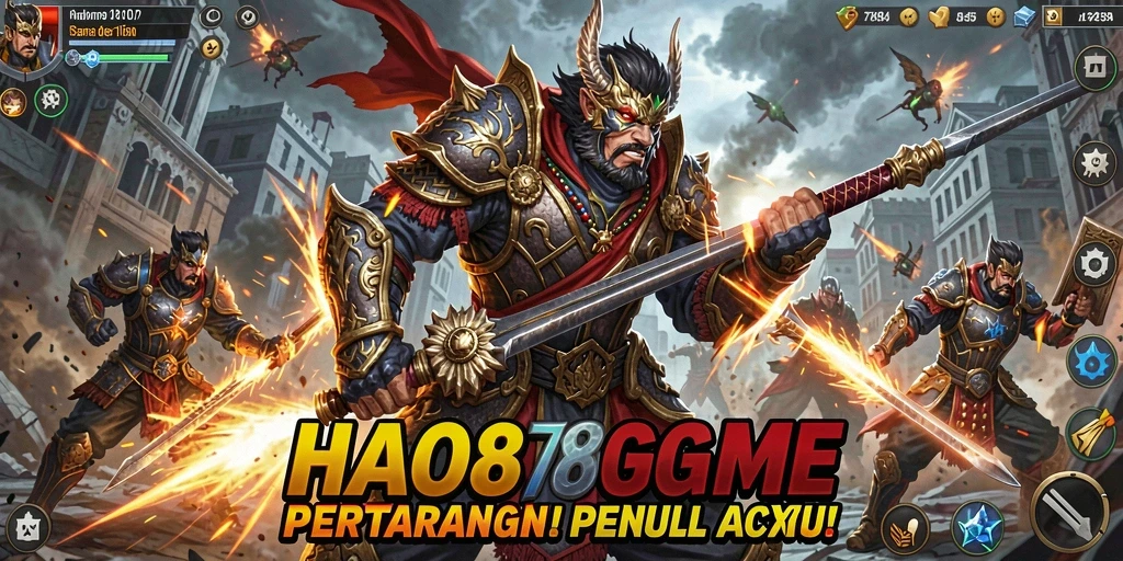 Screenshot HAO788 menampilkan pertarungan karakter yang seru dan dinamis.