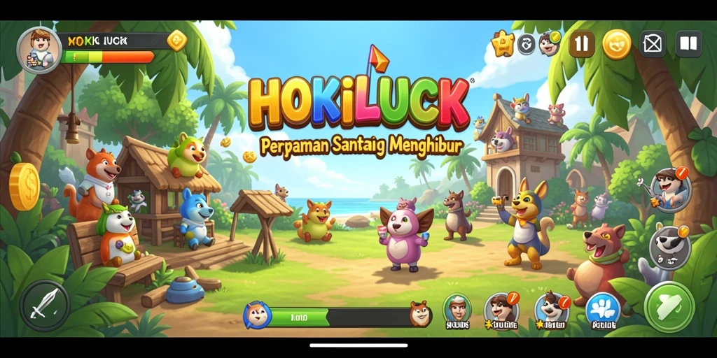 Screenshot gameplay HOKILUCK menampilkan keseruan permainan santai.