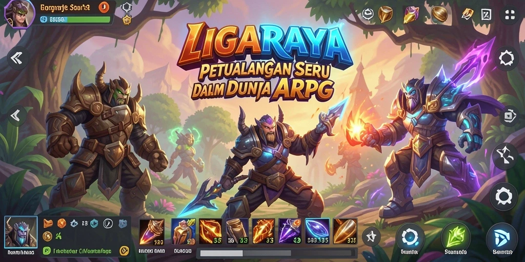 Gameplay seru dalam dunia fantasi LIGARAYA menanti kamu.